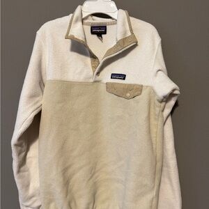 Patagonia Cream Synchilla Fleece Jacket
